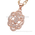 2015 hot sale new design pendant women gold chain necklace